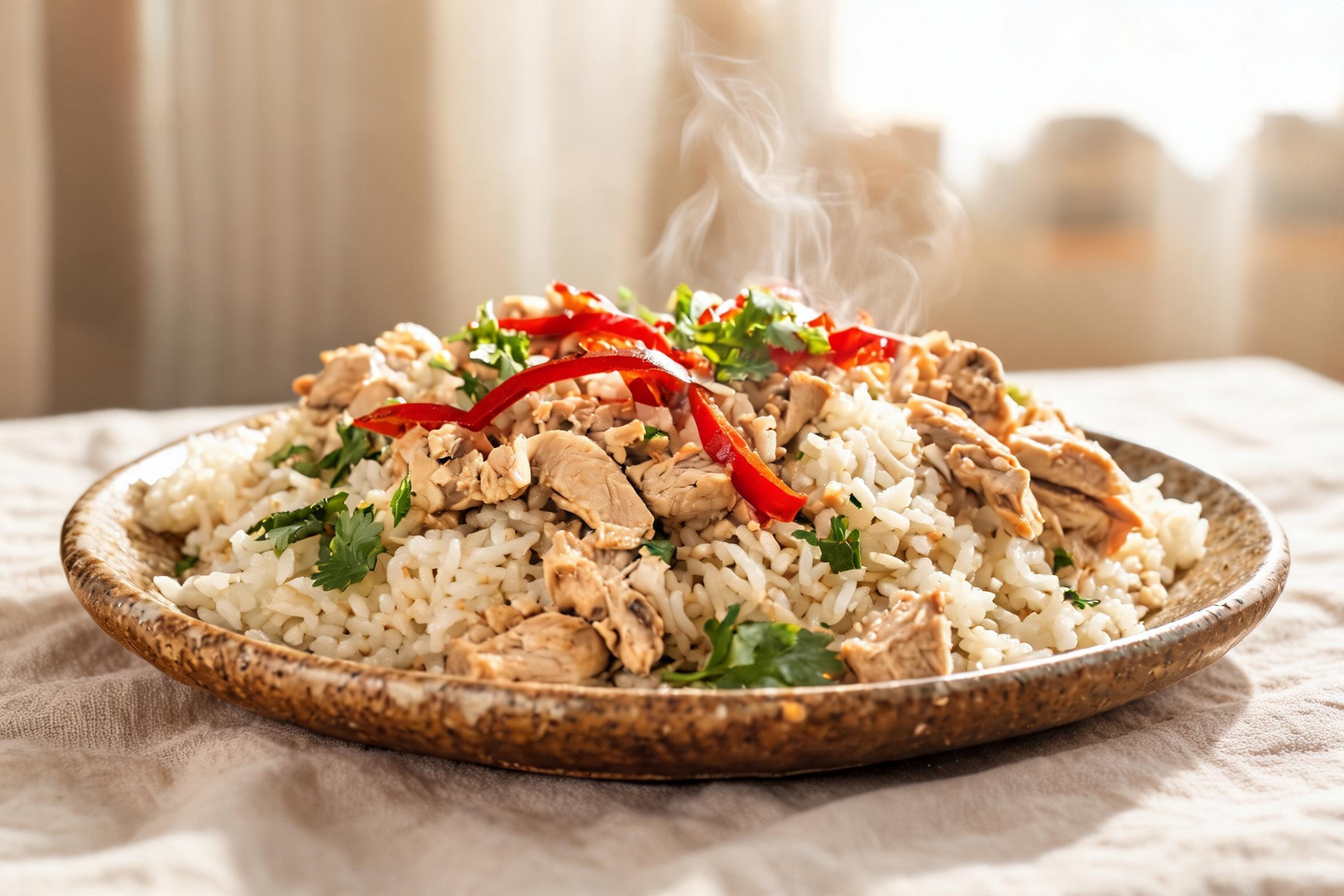 Arroz con pollo al estilo Coloso